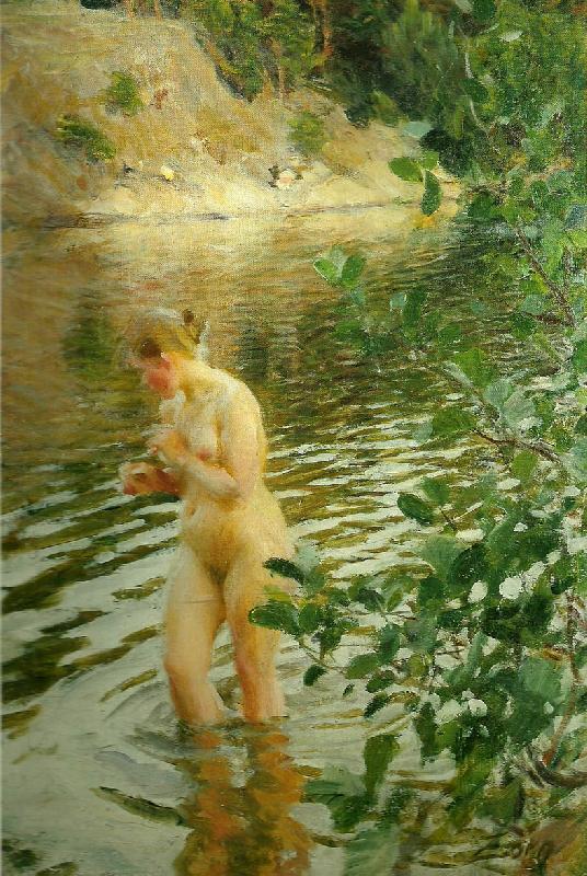 Anders Zorn frileuse oil painting image